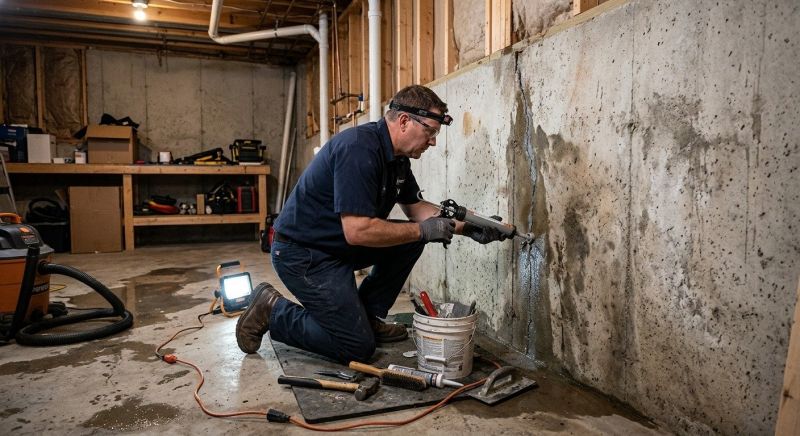 Basement Seepage Repair in Grand Rapids, MI