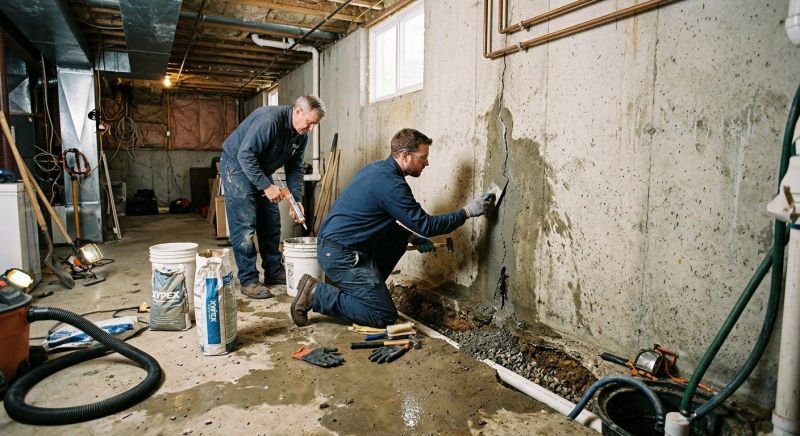 Foundation Leak Repair in Fredericksburg, VA
