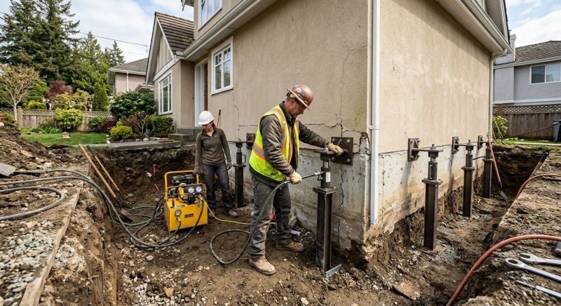 Sinking Foundation Repair in Sarasota, FL