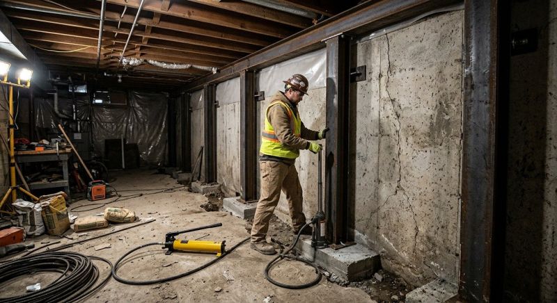 Basement Stabilization Service